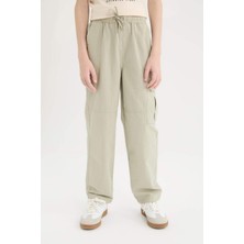 DeFacto Loose Fit Standart Paça Gofre Dokulu Pantolon Erkek Çocuk D7794A825SP