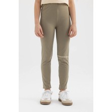 DeFacto Kız Çocuk Baskılı Uzun Boy Tayt C4713A824SM