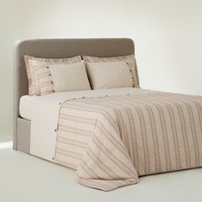 Ecocotton Delfin Çift Kişilik Nevresim Takımı %100 Organik Pamuk Keten Terra 200X220 cm