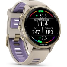 Garmin Forerunner 970 - Soft Gold Titanyum | Gri