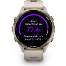 Garmin Forerunner 970 - Soft Gold Titanyum | Gri
