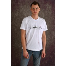 Fisherman Erkek Baskılı T-Shirt