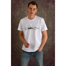 Fisherman Erkek Baskılı T-Shirt