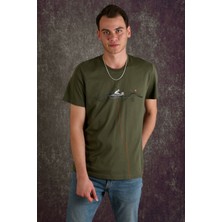Fisherman Erkek Baskılı T-Shirt