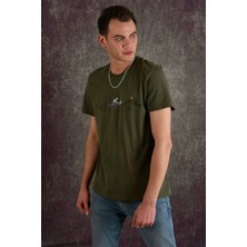 Fisherman Erkek Baskılı T-Shirt