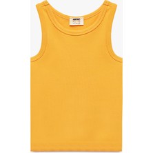 Koton Pamuklu Bisiklet Yaka Kolsuz Kaşkorse Basic Atlet