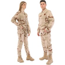 Işık Ticaret Kadın&Erkek Gömlek ve Pantolon Outdoor Taktik Alt Üst Takım - Beden: 2XL | Renk: Ç.kamuflaj