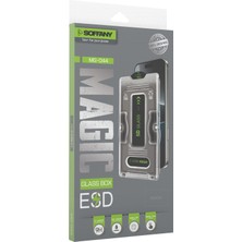 Soffany MG-044 Ekran Koruyucu Cam ve Uygulama Aparatlı, Çizilmeye Dayanıklı, Kırılmaz Ekran Koruyucu