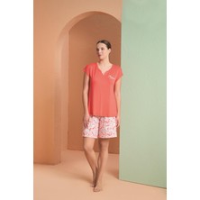 Pjs Kadın Pembe Şort Takım 27052