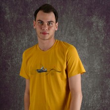 Fisherman Erkek Baskılı T-Shirt