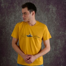 Fisherman Erkek Baskılı T-Shirt