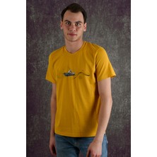 Fisherman Erkek Baskılı T-Shirt