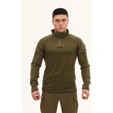 Single Sword Unisex&unisex Outdoor Kombat T-Shirt Renk: Haki Beden: 2xl