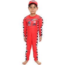 Formula 1 - Yarışçı Kaslı Çocuk Kostümü