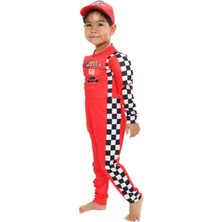 Formula 1 - Yarışçı Kaslı Çocuk Kostümü