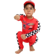 Formula 1 - Yarışçı Kaslı Çocuk Kostümü