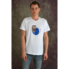 Dancing Point Erkek Baskılı T-Shirt