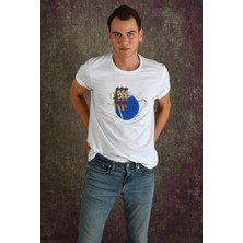 Dancing Point Erkek Baskılı T-Shirt