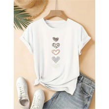 Calp Tekssıralıkalp Basklı T-Shirt/tişört