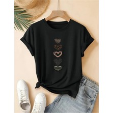 Calp Tekssıralıkalp Basklı T-Shirt/tişört