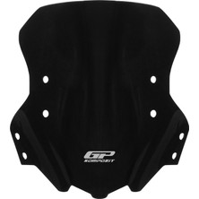 GP Kompozit Benelli TRK 502 / 502X 2018-2023 Uyumlu Ön Cam Siyah 41 Cm