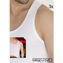 Tatkan - 3'lü - Askılı Penye Modal Classıc Atlet