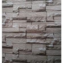 Renkli Duvarlar 3D Tuğla Duvar Kağıdı Paneli 70x38 cm Yapışkanlı Modern Tasarım