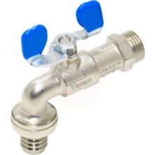 Klepsan 1832 Küresel Bahçe Musluğu (Kelebek) 1/2