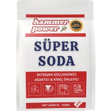 Süper Soda Çamaşırsodası Kireç Önleyici Ağartıcı 1500G