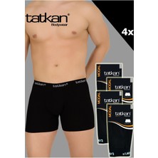 Tatkan 4'lü Erkek Penye Modal Boxershort