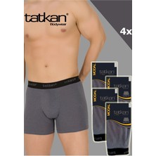 Tatkan 4'lü Erkek Penye Modal Boxershort
