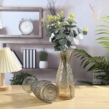 Çam Dalı Scandinavian Sarı Vazo - 22,5 cm