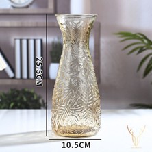 Çam Dalı Scandinavian Sarı Vazo - 22,5 cm