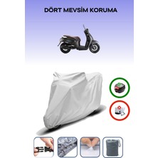 Breen Rks Ltm 125 Arka Çanta Uyumlu Motosiklet Branda Su Geçirmez Dayanıklı Kumaş