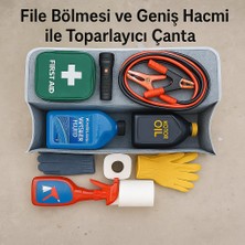 Araba Bagaj Çantası Çok Bölmeli, Bagaj Düzenleyici Organizer, Oto Aksesuarları, Keçe Organizer ,şık ve Tek Model