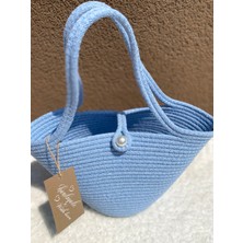 Elçiçek Homedecor,hasır Çanta Plaj Çantası,kol Çantası