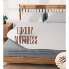 Ortopedik Yatak ve Uyku Pedi ,  Yer Yatağı 10 cm Kalınlığında Kuştüyü Sünger, 2 Adet Yastık Kılıfı Hediyeli