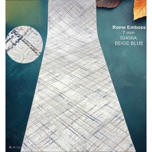 Konforsa Krem Bej Modern Desenli Embos Halı – Yumuşak Dokulu, Leke Tutmaz, Kaymaz Tabanlı