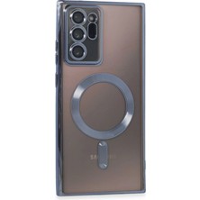 Newface Samsung Galaxy Note 20 Ultra Kılıf Kross Magneticsafe Kapak - Sierra Blue