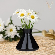 Mini Siyah Dekoratif Cam Vazo-Oda Kokusu Şişesi