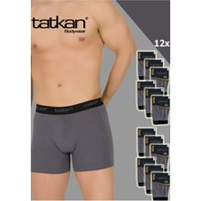 Tatkan - 12'li - Penye Modal Erkek Boxershort