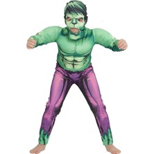 Hulk Kaslı Çocuk Kostümü
