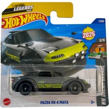 Hot Wheels 1/64 Ölçekli Mazda MX-5 Miata Araba Metal Gövde ile Gerçekçi Detaylar
