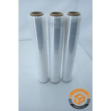 Streç Film 50CM x 300M 6 Adet, Şeffaf, 17 Mikron, 1600 Gr, Dayanıklı Eşya, Koli ve Palet Streci