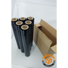 Beyaz Palet Streç Filmi 50CM x 300M - 23 Mikron, 6 Adet, Dayanıklı Eşya ve Koli Streci