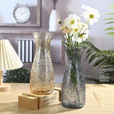 Çam Dalı Scandinavian Gri Vazo - 22,5 cm