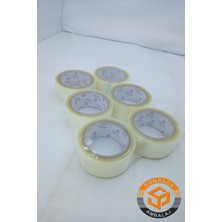 Çift Taraflı Bant 48MM x 25M Şeffaf Filmik (1 Adet)- Güçlü, Şerit Montaj ve Çok Amaçlı Kullanım