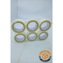 Çift Taraflı Bant 48MM x 25M Şeffaf Filmik (1 Adet)- Güçlü, Şerit Montaj ve Çok Amaçlı Kullanım
