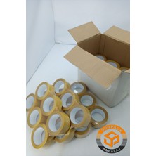 Maskeleme Bandı 24MM x 30M Sarı (72 Adet) (Kağıt Bant) - Oto Boya, Fırın ve Dekorasyon Bandı