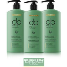 Dp Daily Perfection Şampuan Biberiye Özlü 800 ml x 3 Adet